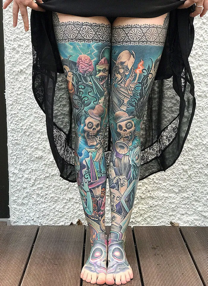 40 Tatuajes épicos en las piernas
