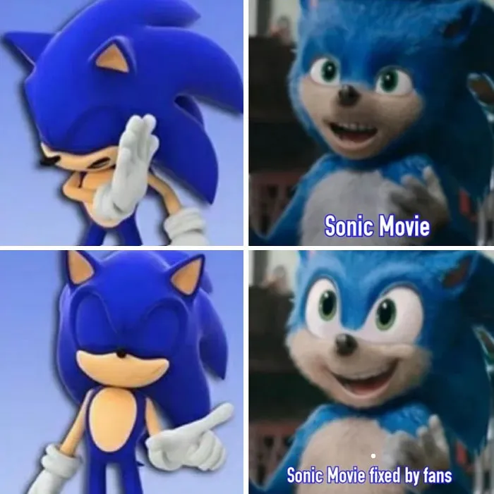 30 People That Roasted New Sonic Character Design So Bad, That The Creators Decide To Change Its Appearance