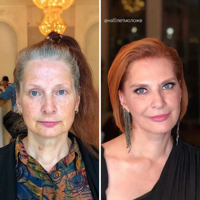 30 Transformaciones hechas por un estilista bielorruso