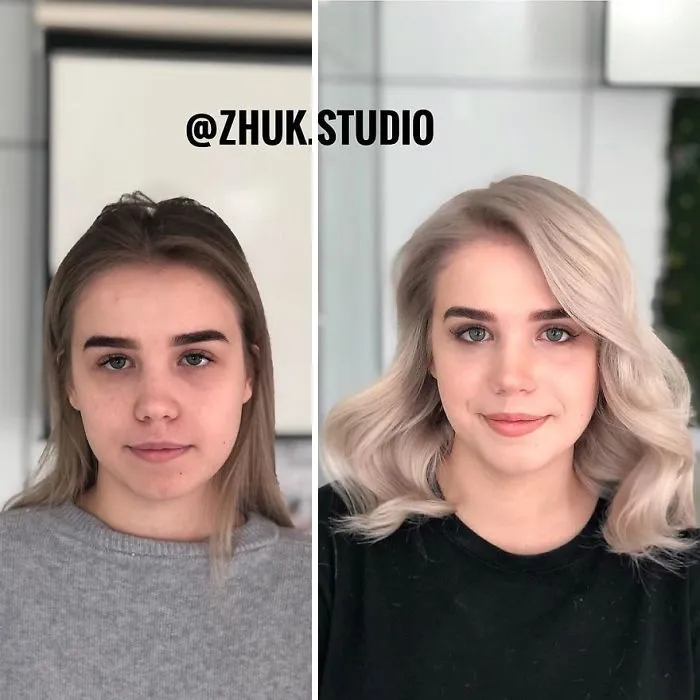 30 Transformaciones hechas por un estilista bielorruso