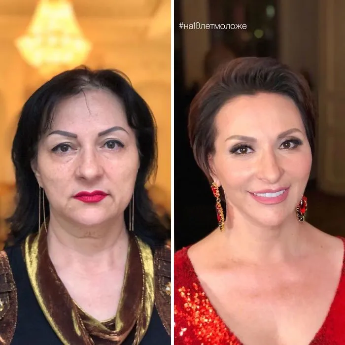 30 Transformaciones hechas por un estilista bielorruso