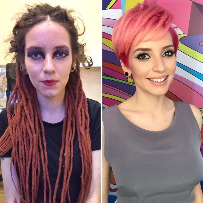 30 Transformaciones hechas por un estilista bielorruso