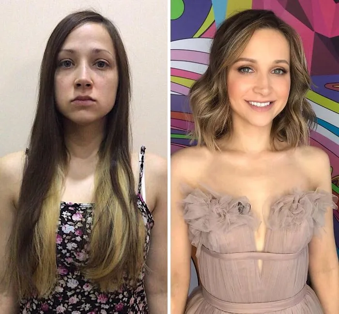 30 Transformaciones hechas por un estilista bielorruso