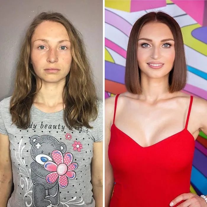 30 Transformaciones hechas por un estilista bielorruso