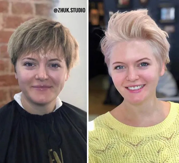 30 Transformaciones hechas por un estilista bielorruso