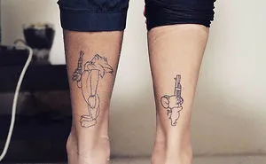 30 Cute Matching Tattoos That Are As Clever As They Are Creative