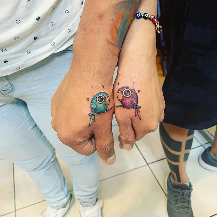 Cute Matching Birds