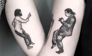 30 Cute Matching Tattoos That Are As Clever As They Are Creative