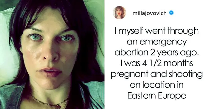 Milla Jovovich Shares Her 'Horrific' Abortion Story, Urges People To Resist New Laws In Georgia And Alabama