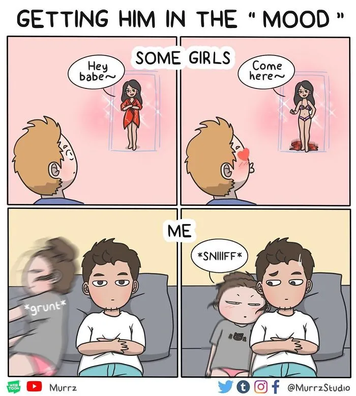 Artist Illustrates Everyday Girl Problems And Relationship Perks In 30 Funny Comics (New Pics)