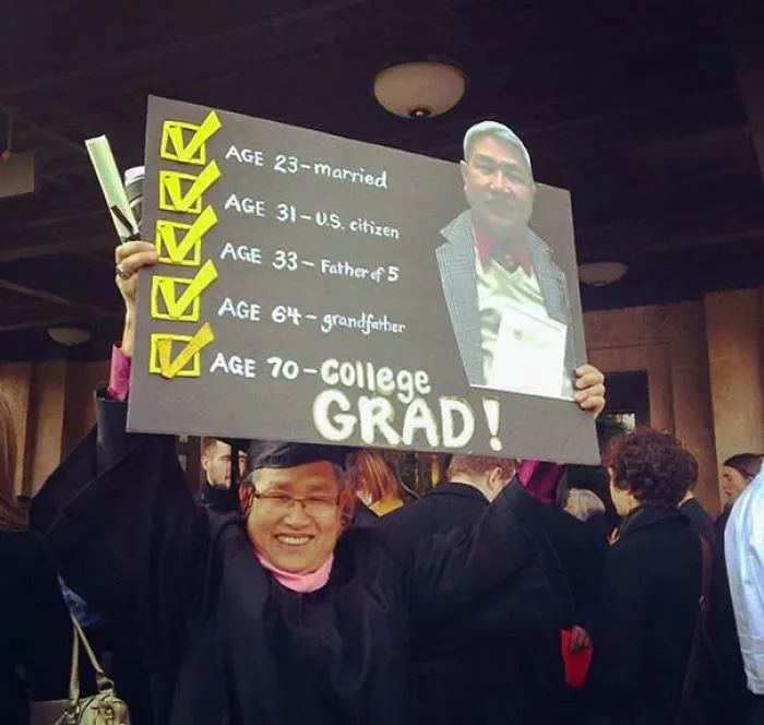 And Now He Graduated