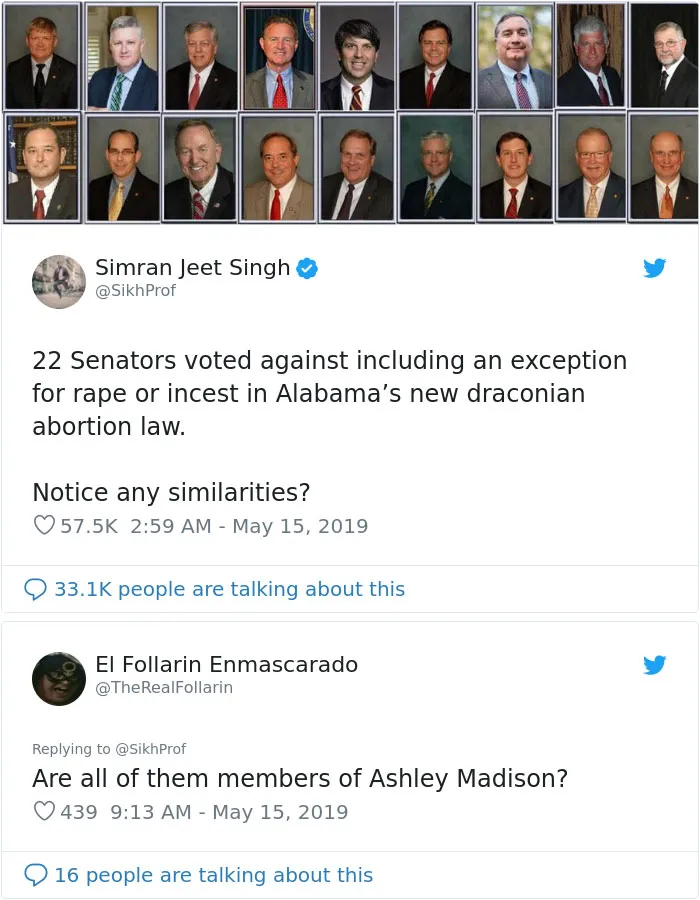 28 Most Savage Posts About The Alabama Abortion Law