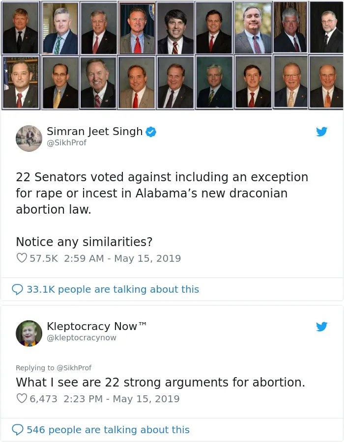 28 Most Savage Posts About The Alabama Abortion Law