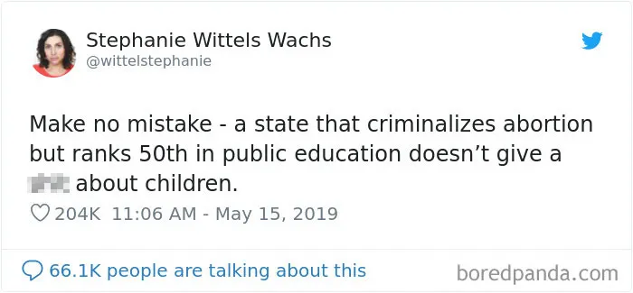 28 Most Savage Posts About The Alabama Abortion Law