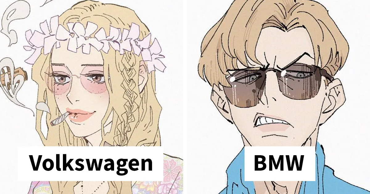 Si las marcas populares fueran personajes de anime (30 imágenes)