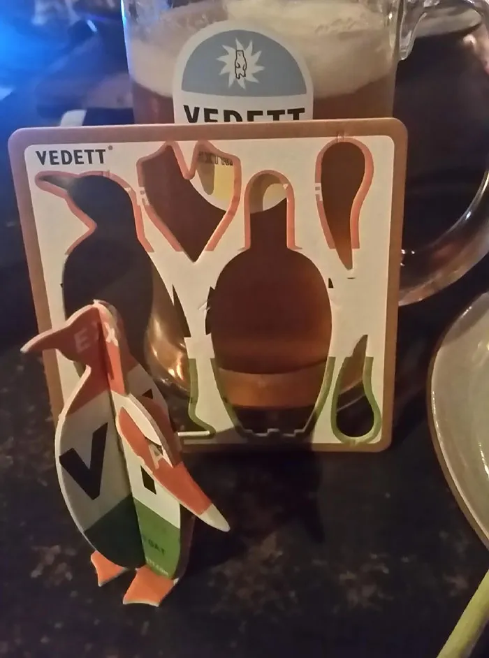 Este posavasos venía con un juego para armar