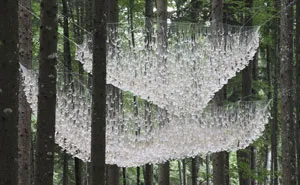 Rainwater 'Chandelier' Installation Can Collect Up To 800 Pounds Of Water