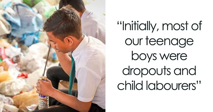 School In India Charges Students In Plastic Instead Of Money For Education, And The Entire Town Has Been Transformed