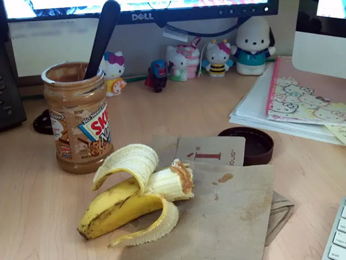 “Maybe If I Buy Hello Kitty Stationary Items For My Office Cubicle I’ll Be Happy,” Says Someone Who Just Eats Peanut Butter At Of The Jar