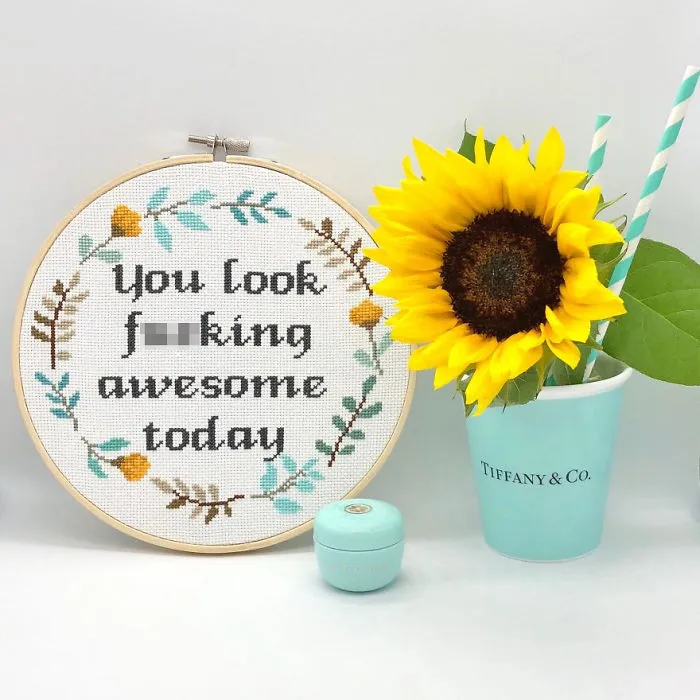 Here Are 21 Of My Funny And Sassy Cross-Stitch Designs