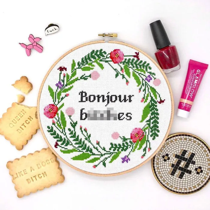 Here Are 21 Of My Funny And Sassy Cross-Stitch Designs