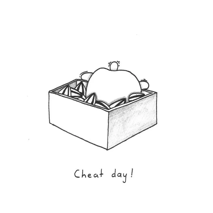 My Girlfriend Draws A Cute Little Creature To Lift Me Up