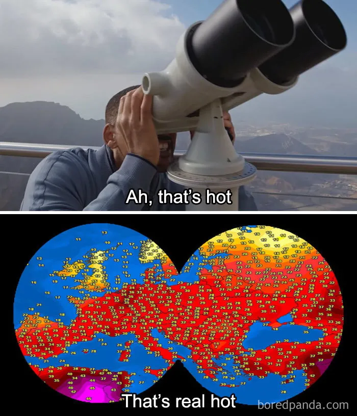 30 Reactions Europeans Had To The Record-Breaking Heatwave