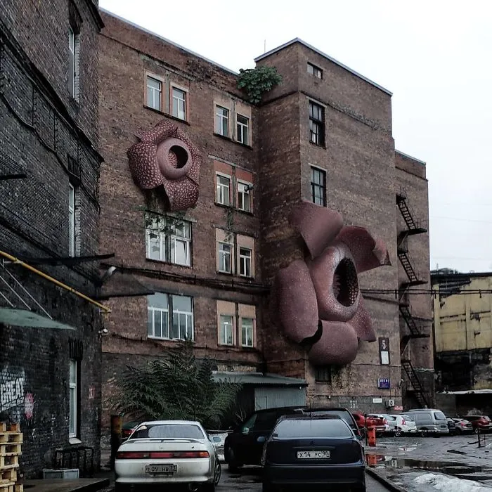 41 Stunning Photo Manipulations Of Fantastic Creatures Taking Over St. Petersburg By Russian Artist