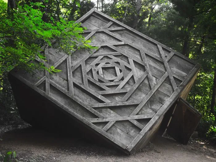 En medio del bosque en Wisconsin