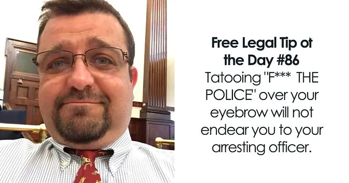 Lawyer Posts Hilarious Legal Advice Based On Crazy Things He's Seen In Over 20 Years Of Experience (30 New Pics)