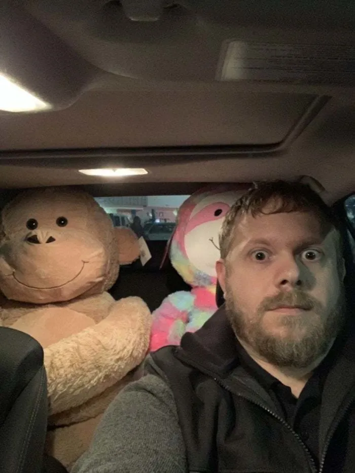I Didn’t Realize My Wife Left The Kids’ Presents In The Car Until I Checked The Rear View Mirror