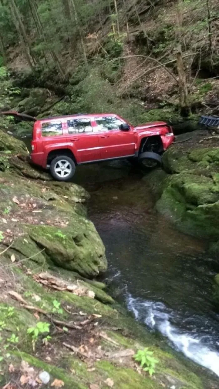 Friend Found This While Hiking The Connecticut Wilderness