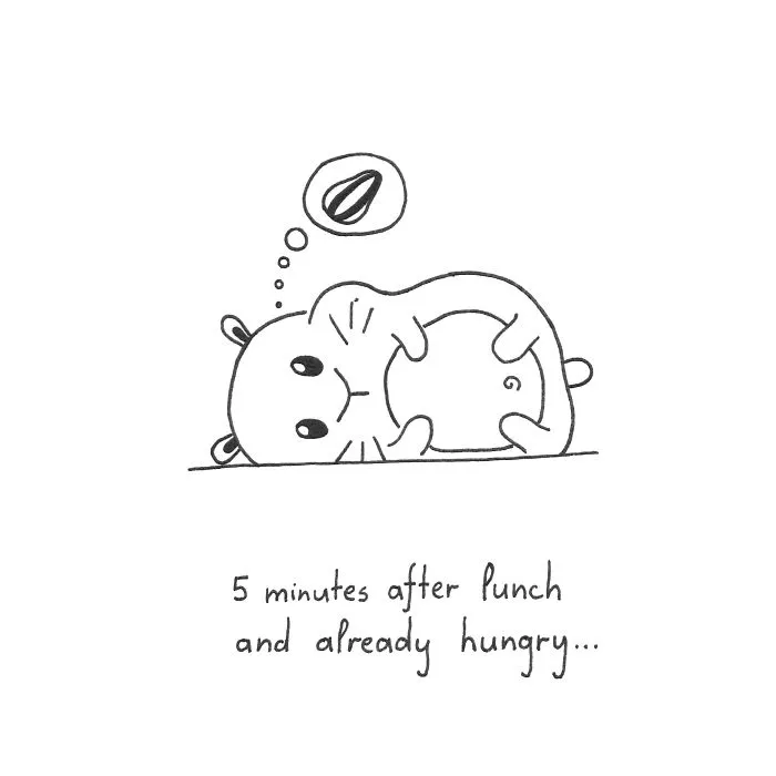 My Girlfriend Draws A Cute Little Creature To Lift Me Up