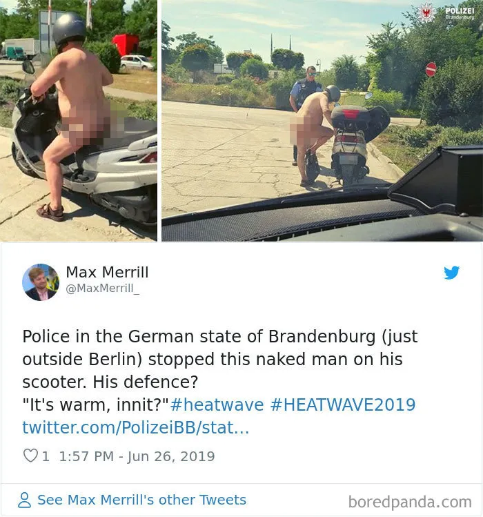 30 Reactions Europeans Had To The Record-Breaking Heatwave
