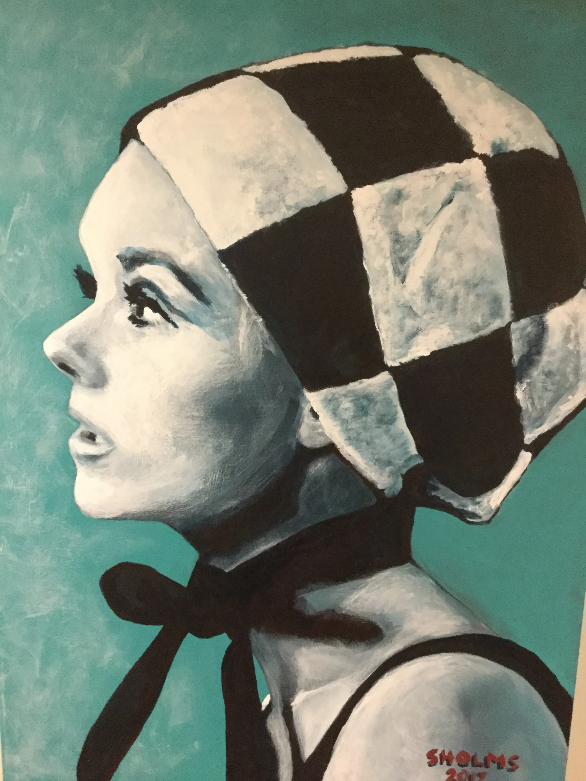 Acrylic Portrait Paintings