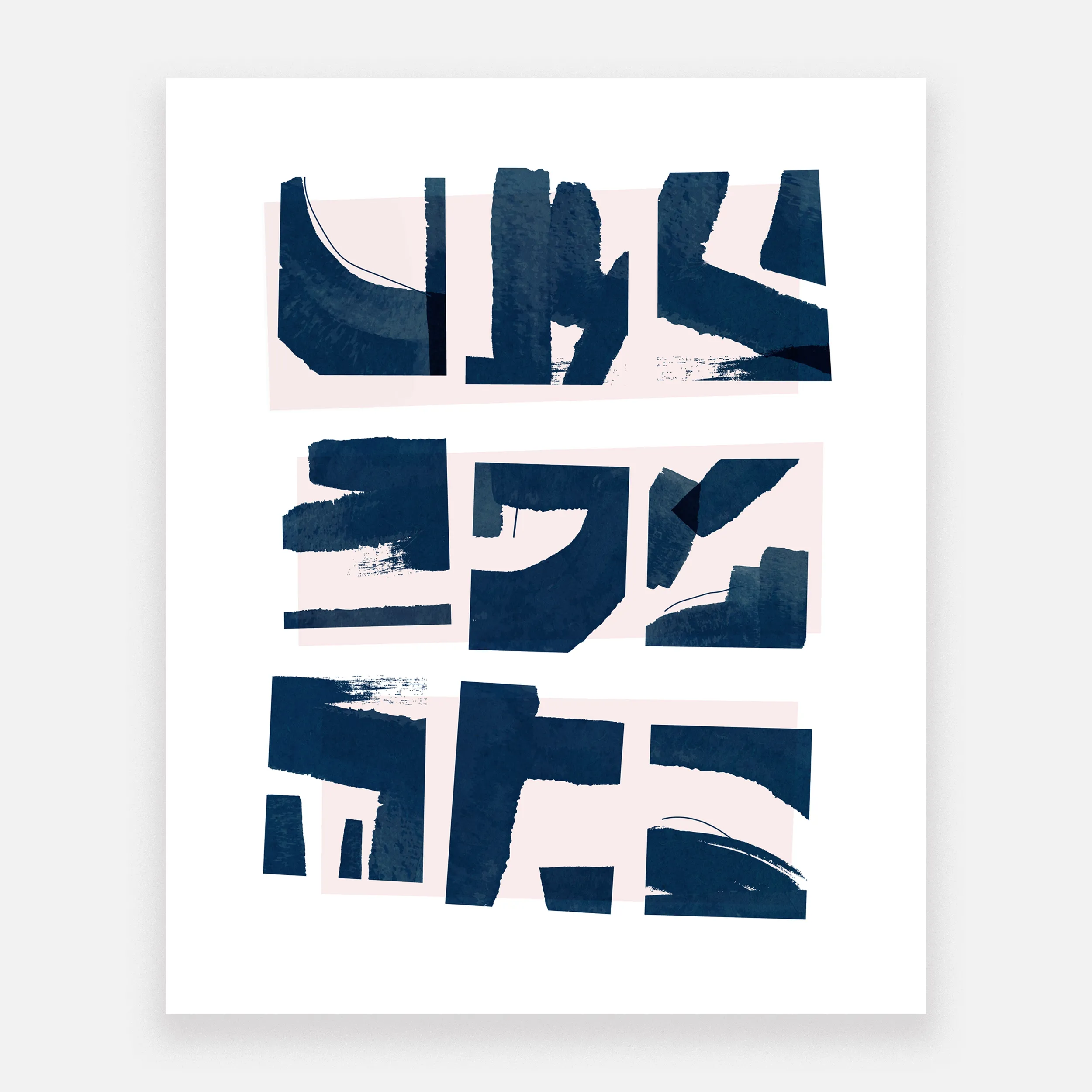 I Made This Abstract Art Print For My New Online Shop, And I've Named It 'Fractured'