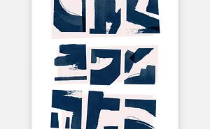 I Made This Abstract Art Print For My New Online Shop, And I've Named It 'Fractured'