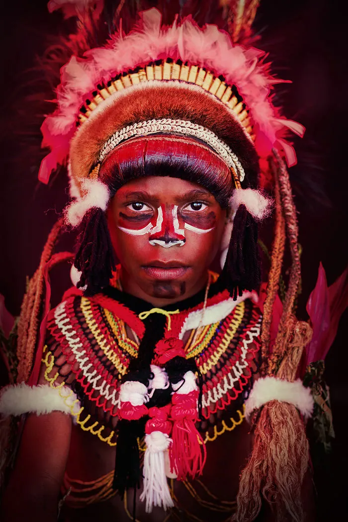 Papuan Girl; Massy, Western Highlands Of Papua New Guinea