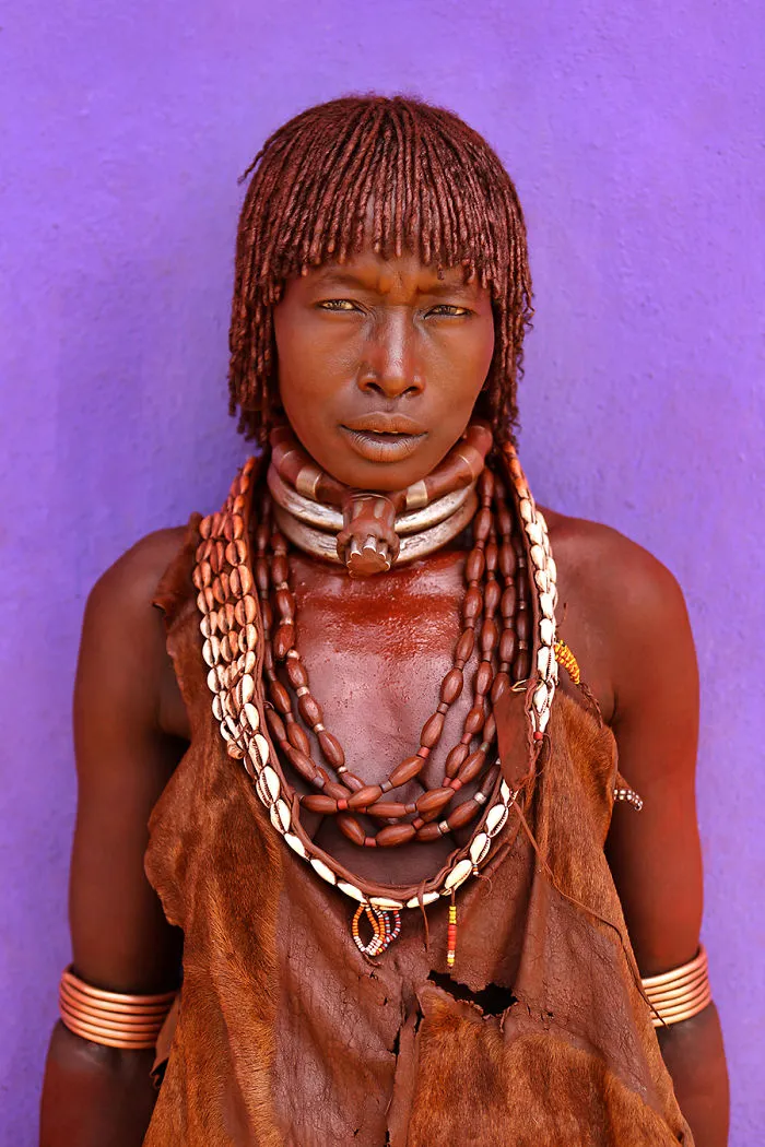 Hamar Woman; Turmi, Debub Omo, South West Ethiopia