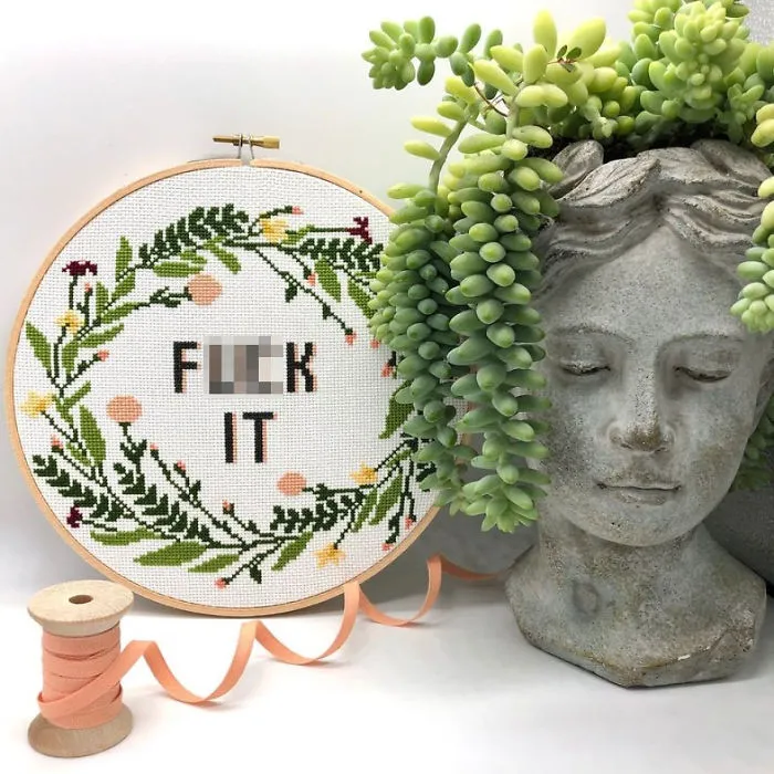 Here Are 21 Of My Funny And Sassy Cross-Stitch Designs