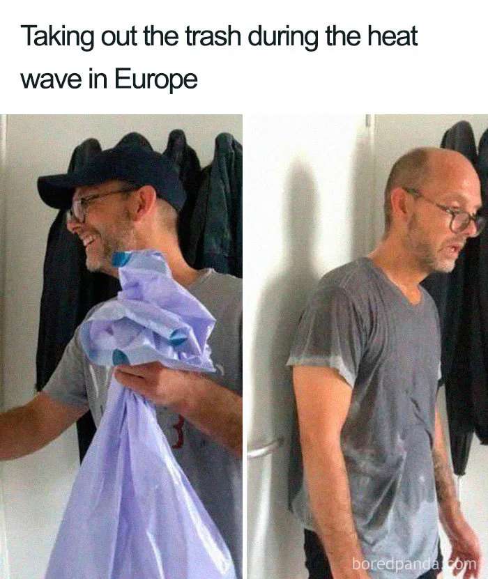 30 Reactions Europeans Had To The Record-Breaking Heatwave
