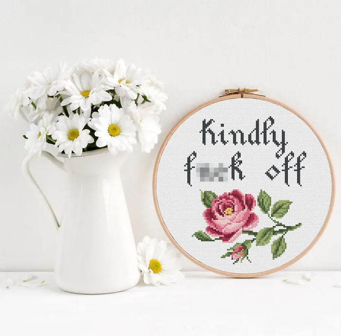 Here Are 21 Of My Funny And Sassy Cross-Stitch Designs