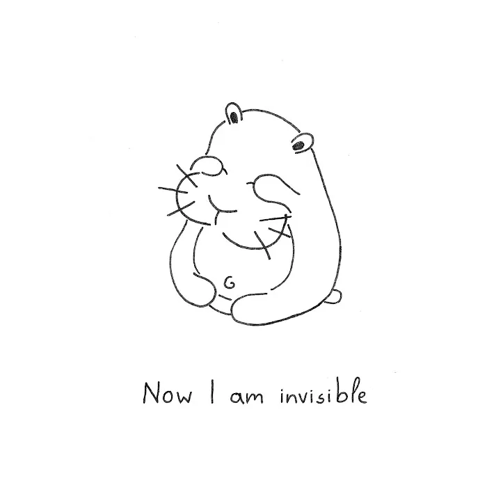 My Girlfriend Draws A Cute Little Creature To Lift Me Up