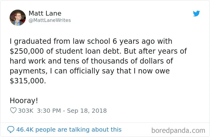 30 Alarming Posts About How The Student Debt System Affects People's Lives And It's Terrible