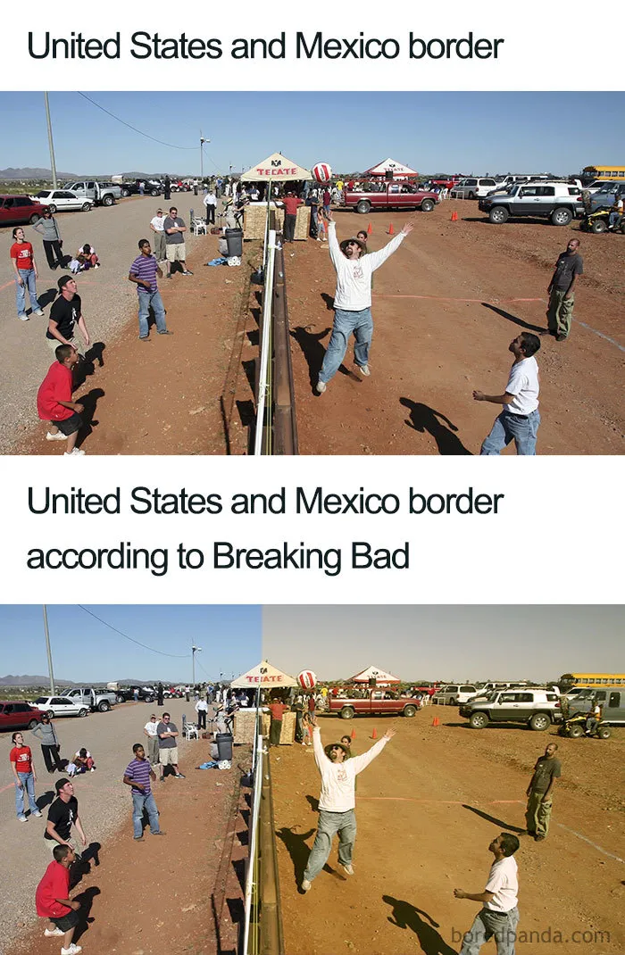 Us And Mexico Border