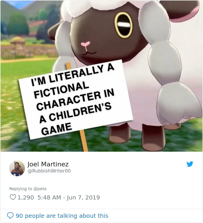 PETA Uses Wooloo Pokemon To Stop People From Using Wool, Gets Roasted Badly