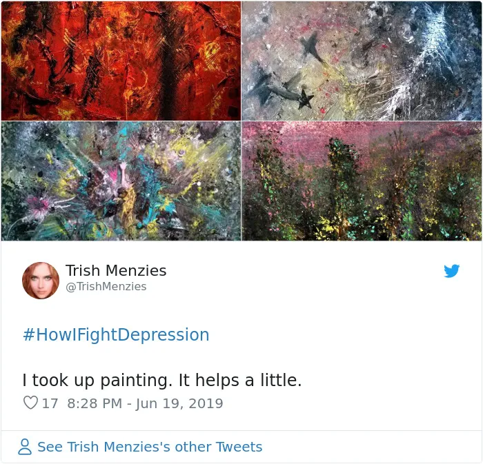 Here Are The 30 Best Responses To #HowIFightDepression