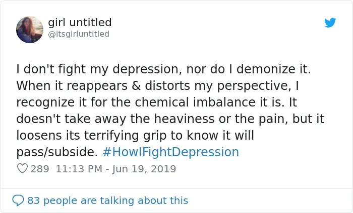 Here Are The 30 Best Responses To #HowIFightDepression