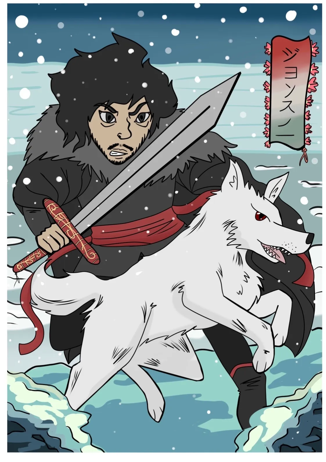 I Make Ukiyo-E (The Floating World) Japanese Woodblock Inspired Digital Prints
