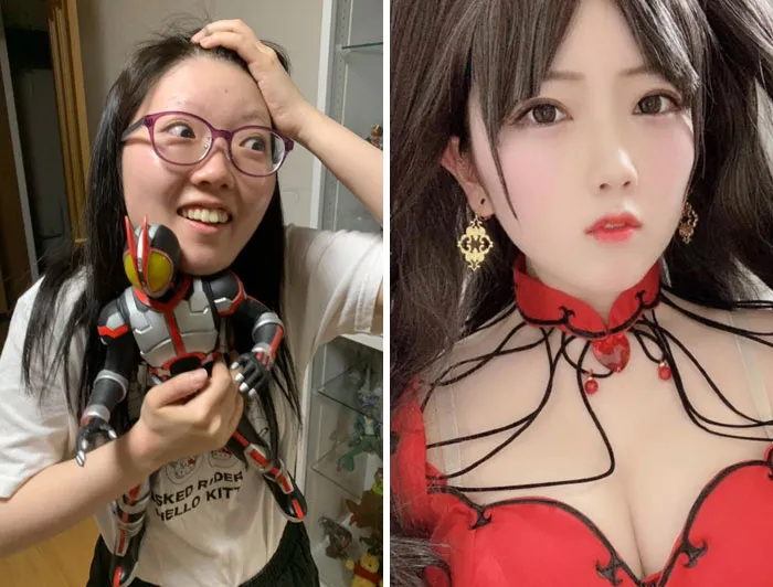 Asian Cosplayers Are Revealing How Simple They Look When They're Not In Character (30 Pics)